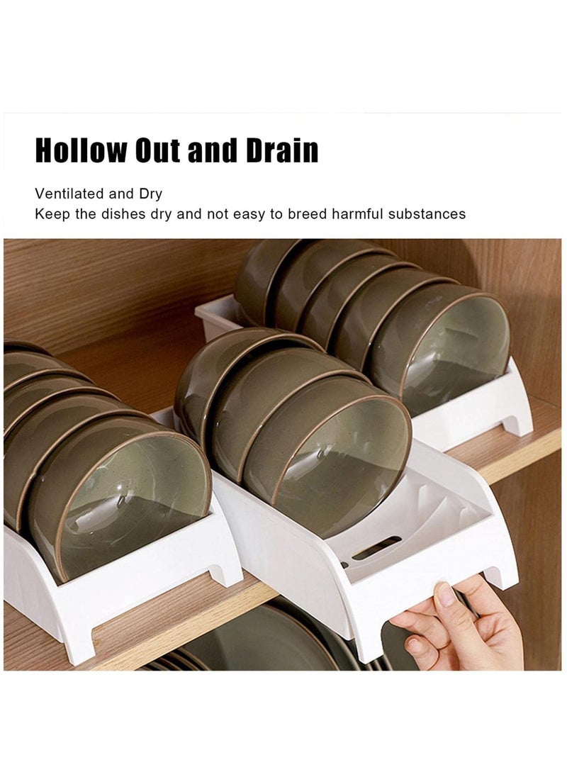Generic Plastic Plate Bowl Storage Holder Ventilated Kitchen Organizer Rack Anti Deform Kitchenware Dishes Drainage Shelf Kitchen Supply  - Image 3