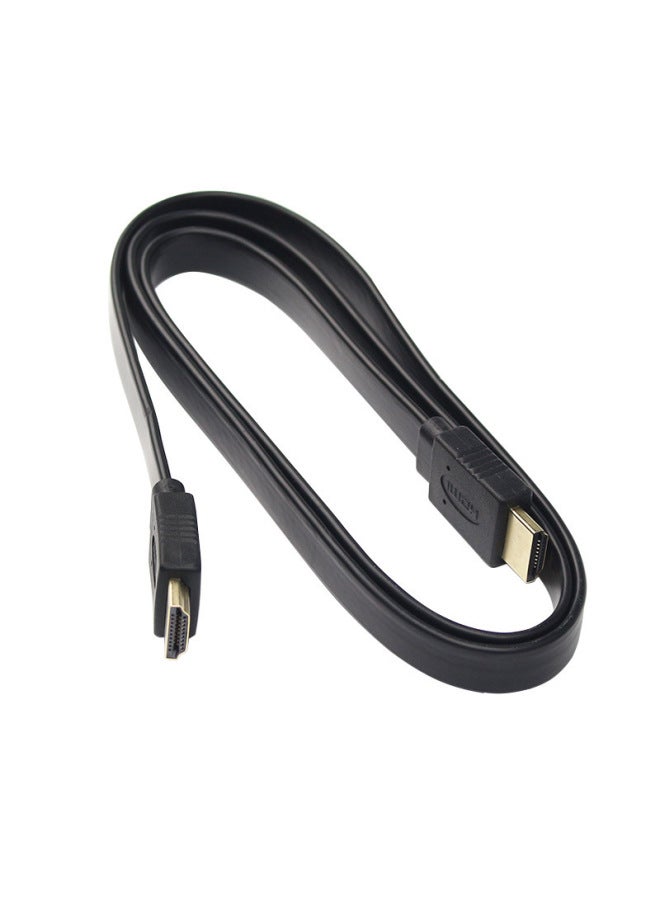 Special Flat Hdmi Line Hd Line Hdmi1.4 Flat Line Support 3D1080p TV Cable Manufacturers-Color:Black Flat Cable Hdmi 3m  - Image 5