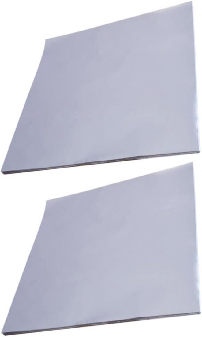 Outanaya 50sheets Multi-function Tin Foil Baking Paper Convenient Greaseproof Sheets for Oven Grilling and Frying and Practical - Image 1