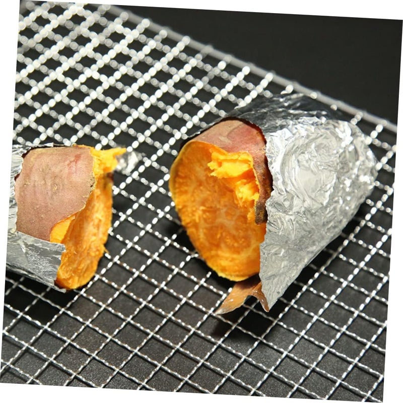 Outanaya 50sheets Multi-function Tin Foil Baking Paper Convenient Greaseproof Sheets for Oven Grilling and Frying and Practical - Image 5