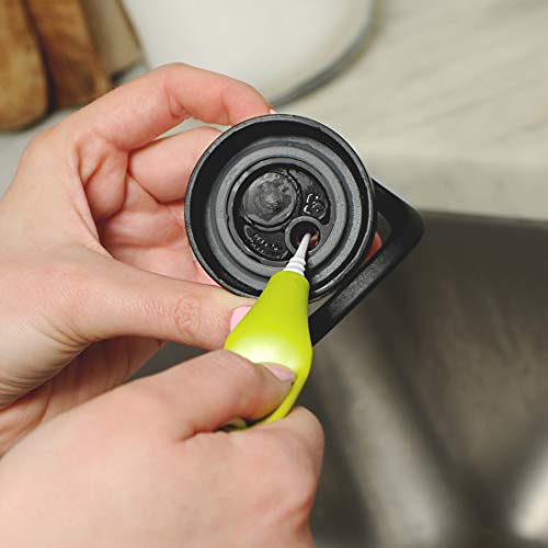 Full Circle Little Sipper, Bottle and Straw Cleaning Brush Set, Sizes for Both Narrow & Wide Straws, Green - Image 4