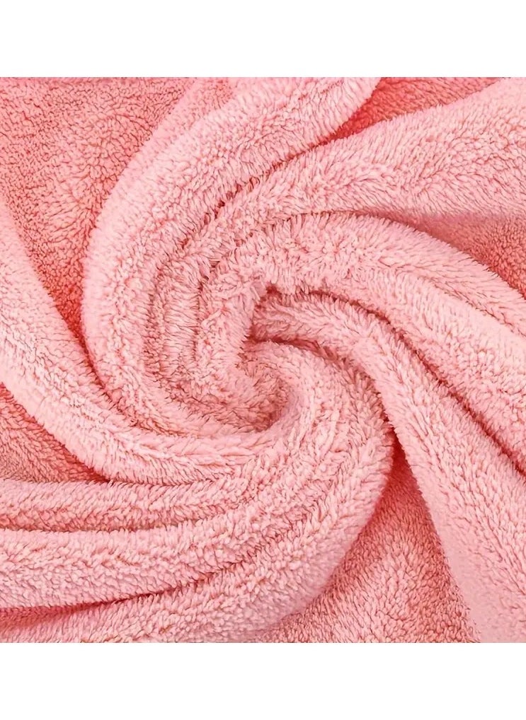 Ucanbe 1pc Solid Color Hair Towel, Minimalist Microfiber Women's Strong Absorbent Quick-drying Hair Drying Cap for Home  - Image 4