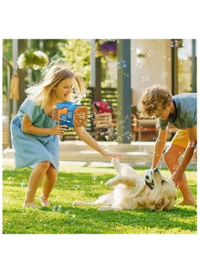 JAJEEK Ultimate 132-Hole Bubble Gun Machine for Kids | High-Power Automatic Bubble Blower | Rechargeable Bubble Maker for Outdoor Fun, Birthdays, Parties & Gifting | Lightweight, Portable, Easy to Use Bubble Toy for Children | Durable Design for Endless Fun - Image 5