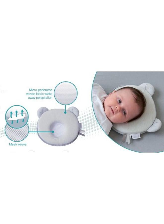 ماماز جيفت وسادة ماما باندا تمنع متلازمة الرأس المسطح؛ تصميم فريد للطفل، ناعمة ومريحة في الاستخدام. المركز المقعر في المنتصف رائع للحفاظ على رأس طفلك الصغير. - Image 1