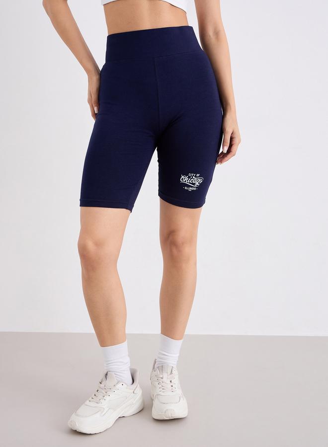 ستايلي شورت ركوب دراجات مطبوع - Image 2