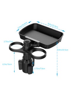 Beauenty Car Multifunctional Organizer with Tray 360° Rotating, 3-in-1 Cell Phone Snack Cup Holder, Drink Coffee Cup Organizer.  - Image 5