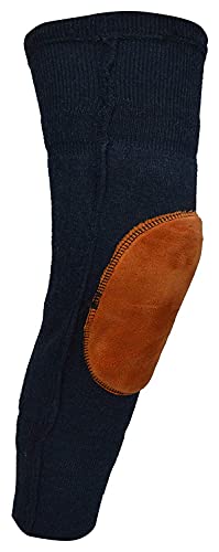 HIVER Adult Woollen Leg Warmers Women Winter Warm Fur Long Over Knee High Footless Socks Unisex Grey Free Size - Image 4