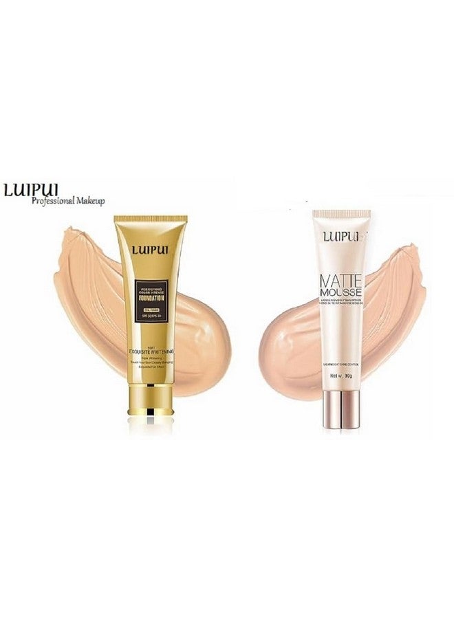 Lui Pui LUIPUI Age Defying Foundation, Matte Mouse Foundation/Long lasting, Waterproof- (80g+30g) (2 Items in the set) - Image 5