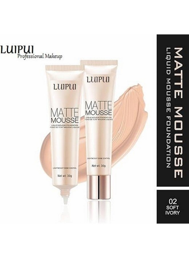 Lui Pui LUIPUI Age Defying Foundation, Matte Mouse Foundation/Long lasting, Waterproof- (80g+30g) (2 Items in the set) - Image 2