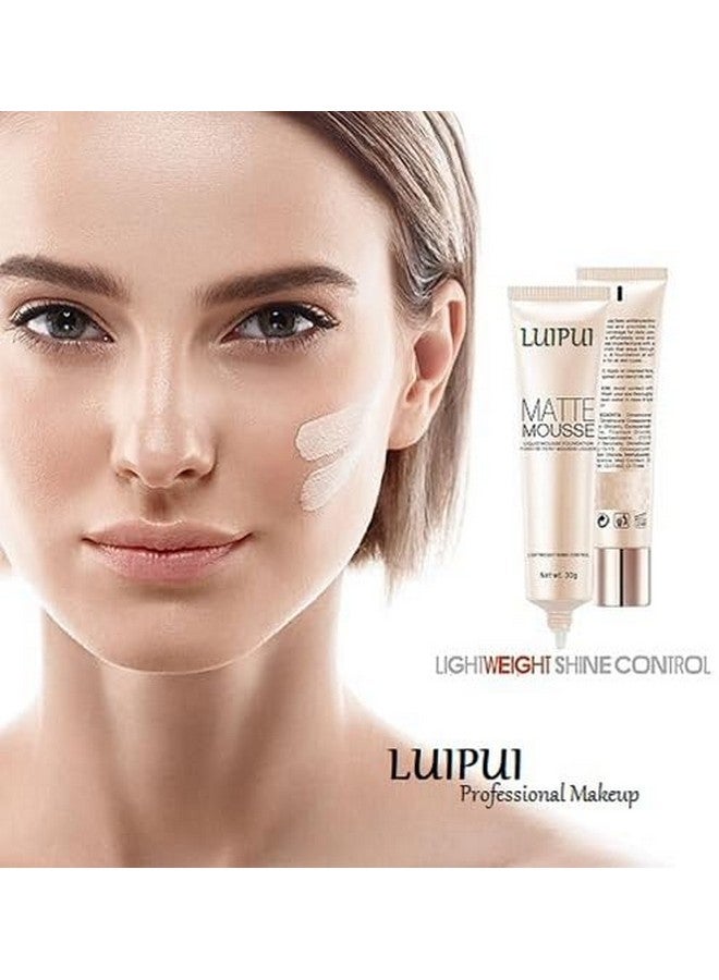 Lui Pui LUIPUI Age Defying Foundation, Matte Mouse Foundation/Long lasting, Waterproof- (80g+30g) (2 Items in the set) - Image 4