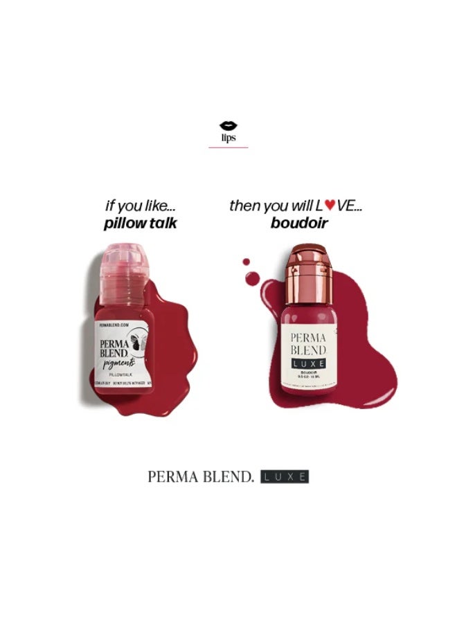 Perma Blend Lip Pigment – Perma Blend Pillow Talk 15ml | Professional Permanent Makeup Lip Blush Tattoo Ink | High Retention, Vegan, True-to-Tone Healing Semi-Permanent Lip Color | SKU: PBPLWT1/2 - Image 4
