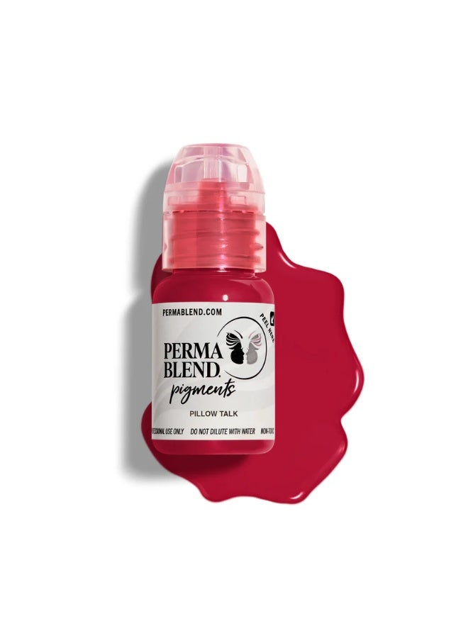 Perma Blend Lip Pigment – Perma Blend Pillow Talk 15ml | Professional Permanent Makeup Lip Blush Tattoo Ink | High Retention, Vegan, True-to-Tone Healing Semi-Permanent Lip Color | SKU: PBPLWT1/2 - Image 1