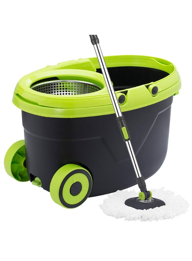 PAACHU 360°  Spin Mop with Bucket – Durable Design, Adjustable Handle, Microfiber Pad - Image 4
