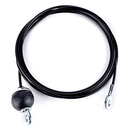 AIKESIWAY Fitness Pulley Cable,Replacement Cable Machine Accessories,Cable Pulley Attachments for Gym -Thick 5mm(0.2inch) Heavy Duty Steel Wire Rope for Home Gym Cable Pulley Machine (Type-B, 79 inches) - Image 3