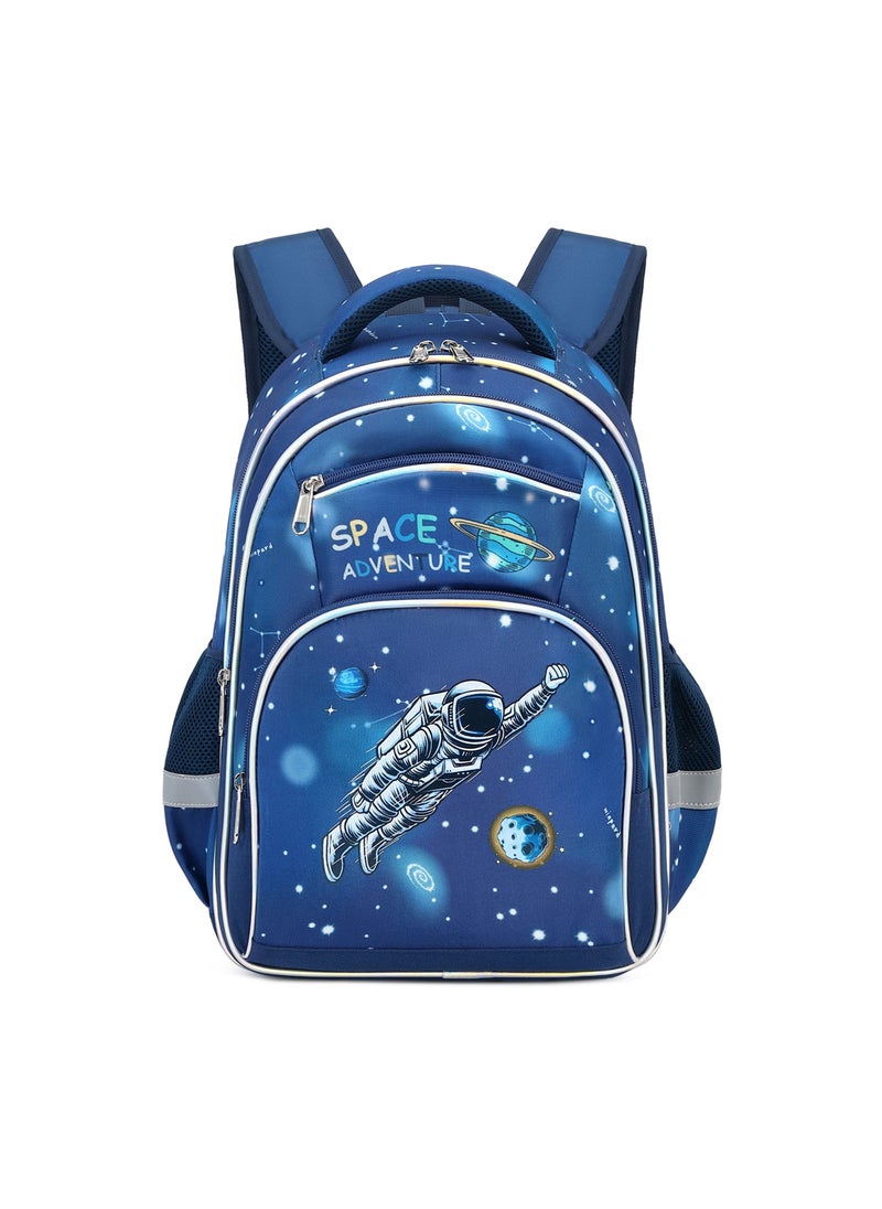 SYOSI - Kids Backpacks, Kindergarten Perfect Size School Backpack for Girls and Boys, Water Resistant Easy to Clean Preschool Book Bag for Kids, 16 inch Multifunctional Cute Large Capacity - Image 1
