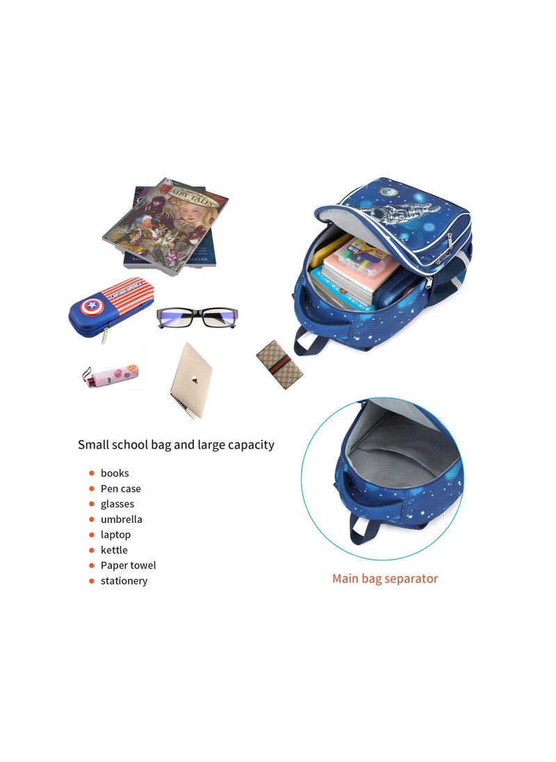 SYOSI - Kids Backpacks, Kindergarten Perfect Size School Backpack for Girls and Boys, Water Resistant Easy to Clean Preschool Book Bag for Kids, 16 inch Multifunctional Cute Large Capacity - Image 1