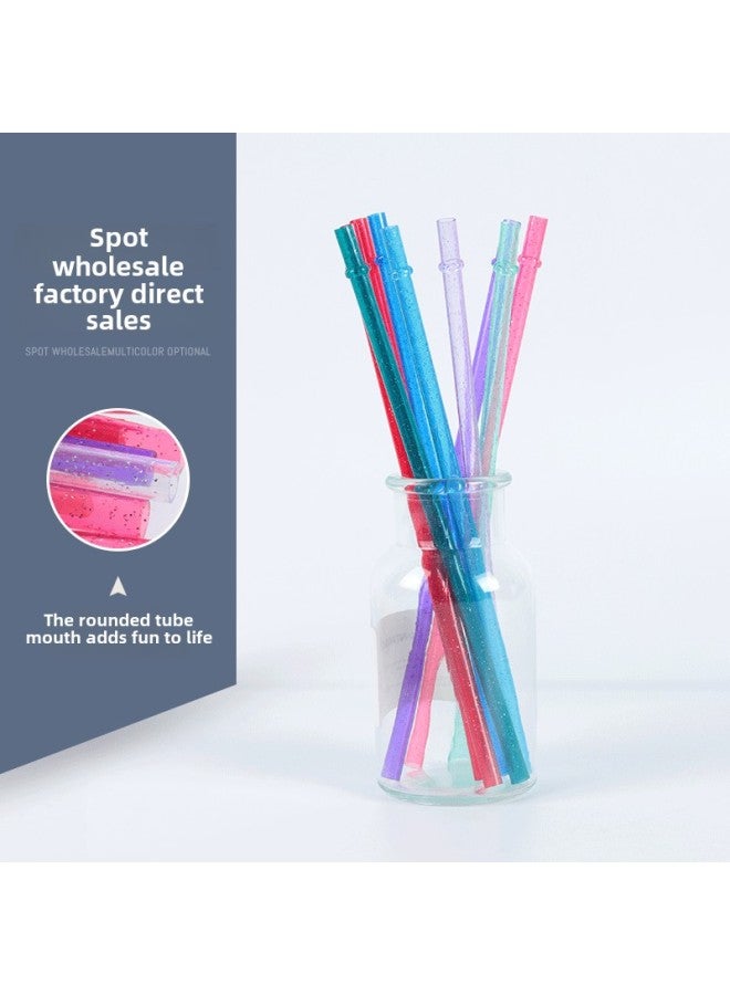 Supply AS Straw High Permeability Plastic Tube Double Cup Cold Drink Cup Special Straw Reusable Straw-Color:Multicolor  - Image 4