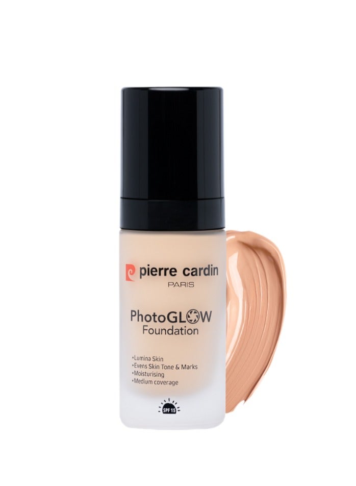 Pierre Cardin Photoglow Foundation Rose Skin with Neutral Beige 902 - Image 3