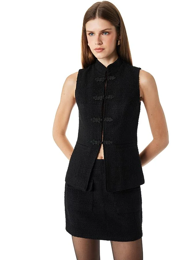 Koton  Tweed Vest for Women | Best Price UAE