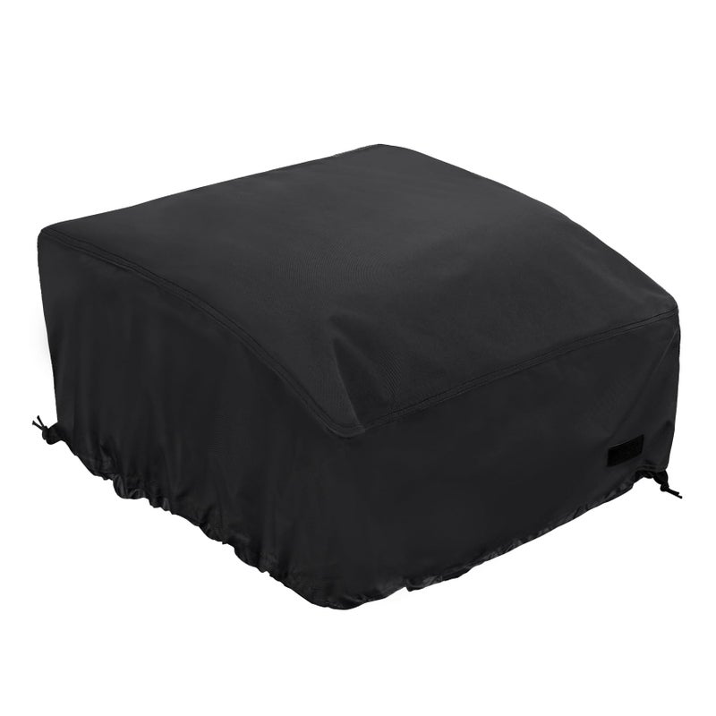 NettyPro Griddle Cover for 22 Inch 17 Inch Table Top Griddle, Waterproof Heavy Duty Portable Tabletop 2-Burner Propane Grill Cover for Cuisinart, Monument, Pit Boss, Royal Gourmet, Black - Image 1