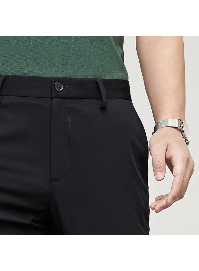 Youngor [elastic Cool Touch] New Summer Men's Straight-leg Thin Pants, Navy Blue Vcjd320123fwa, 175/84a - Image 2