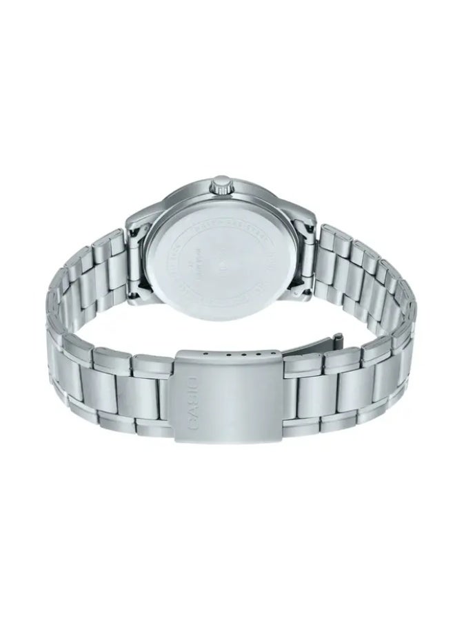 Casio Men's Black Dial Digital Stainless Steel Watch MTP-V002D-1B3UDF - Image 3