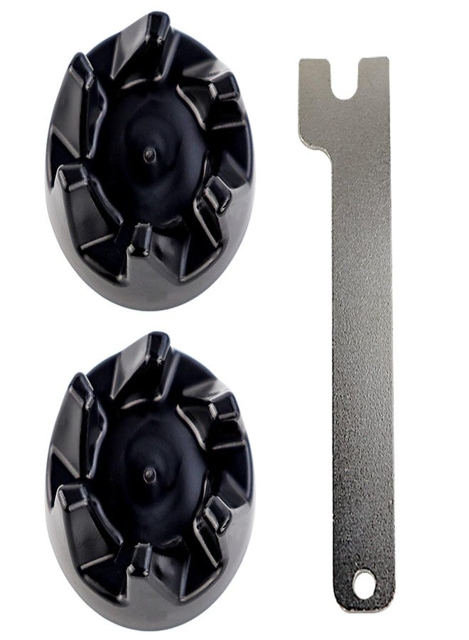 Bilkeru 2 Pcs Black 9704230 Blender Drive Coupler with 1 Spanner Replacement Parts Compatible with KitchenAid WP9704230VP WP9704230 AP2930430 PS401661 - Image 1