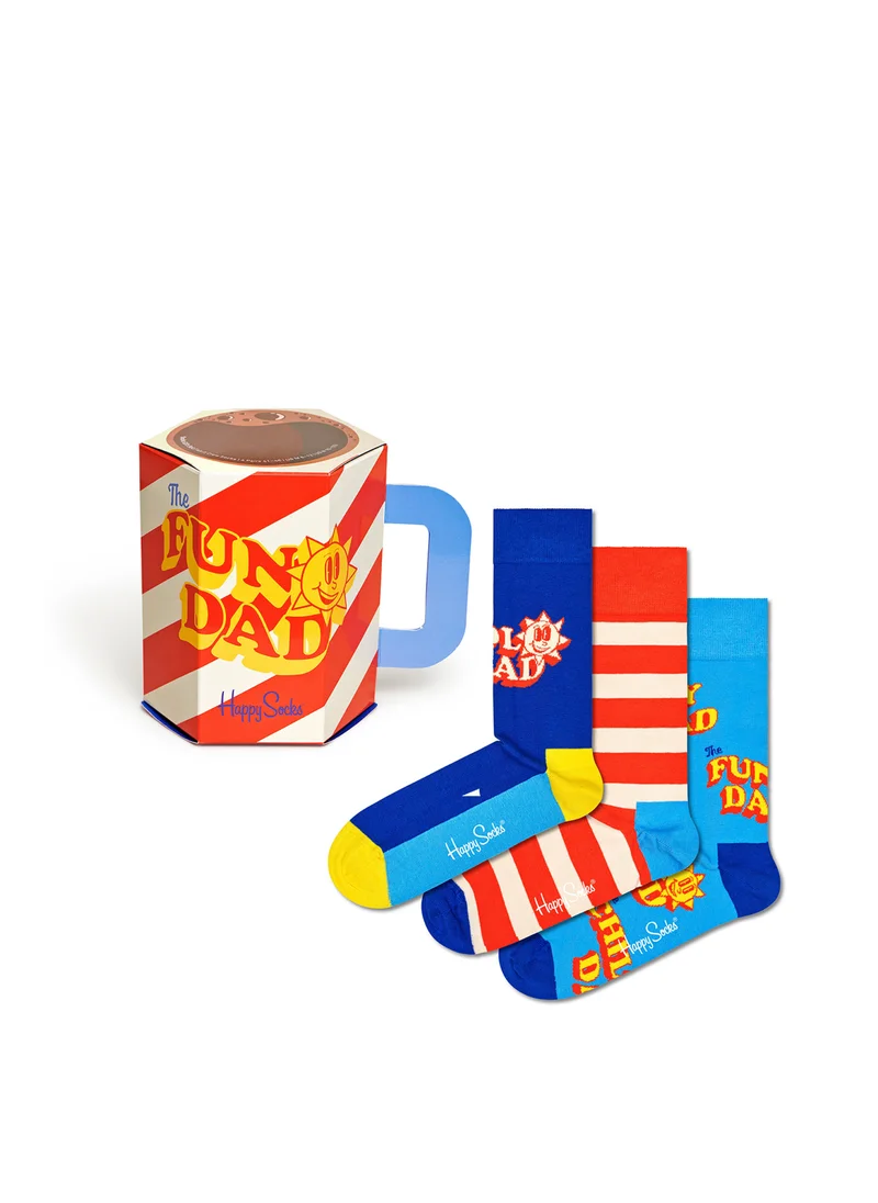 هابي سوكس 3-PACK FATHER OF THE YEAR SOCKS GIFT SET