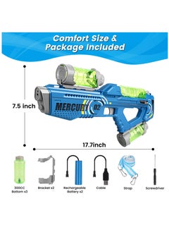 Excefore Electric Water Blaster with LED Light for Adults Kids, 900CC Tank & High-Power Squirt Water Guns up to 30Ft, 2200mAh Rechargeable Summer Outdoor Toy Blaster for Yard Beach Pool  - Image 5