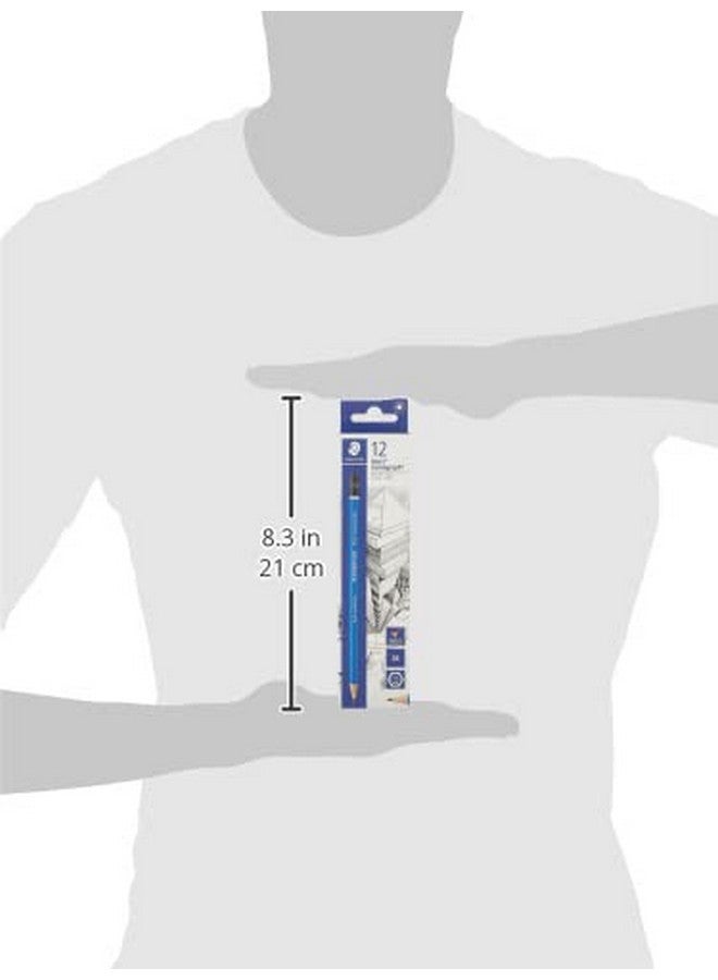 Staedtler Mars Lumograph 2B Pencil (Pack Of 12),Black