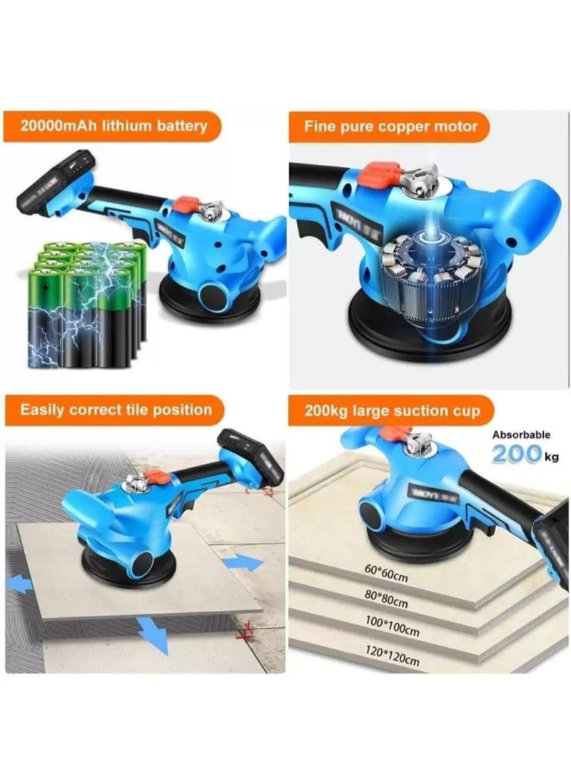 NIKTION NIKTION 21V Tile Vibrator Automatic Leveling Machine Tool for Tiles Power Hand Tool Kit 1 Tools  - Image 2
