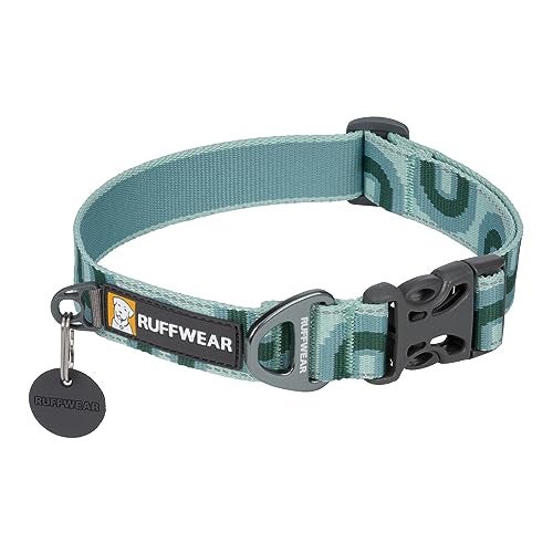 Ruffwear Crag Dog Collar Stylish Adventure Collar with Premium Reflective Design Quick Release Buckle Lightweight AllDay Comfort Grassy Oxbow 1420 - Image 1