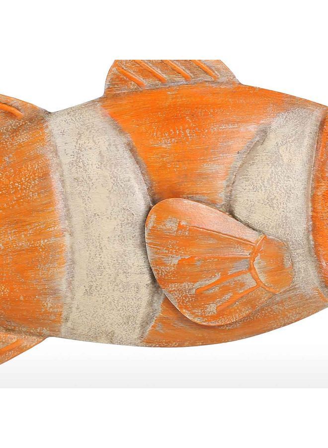 نيبمينينت تعليقة لزينة الحائط بتصميم سمكة برتقالي / أبيض - Image 2