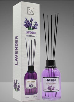 Reed Diffuser SCENT AVENUE Lavender, 100ml, 5 Rattan, 60 Days Calming Lavender Aroma