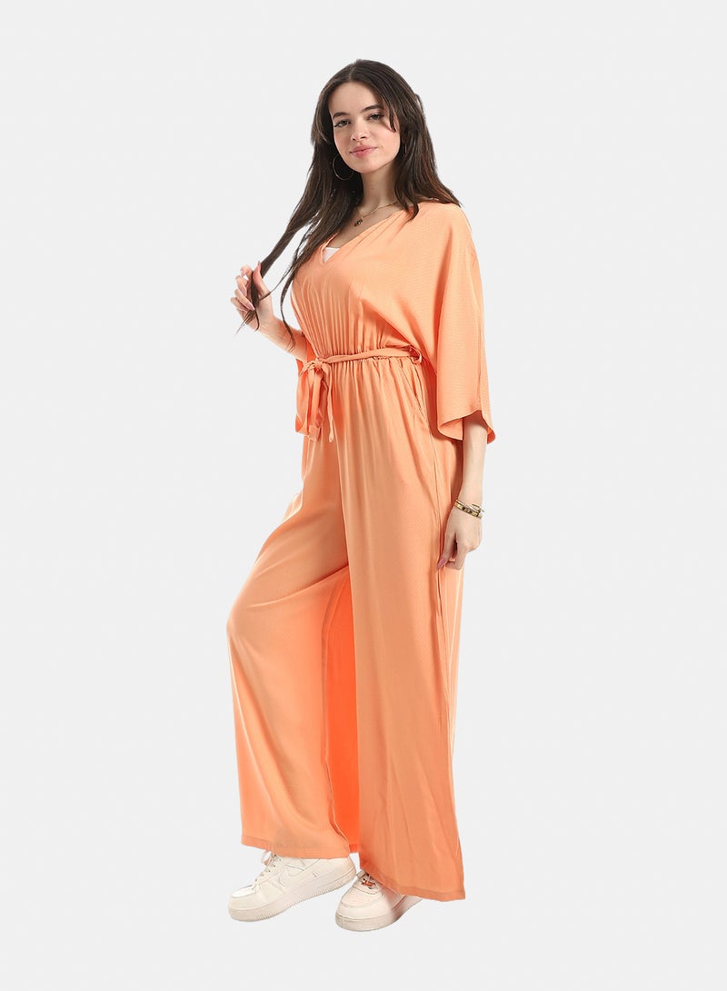 Andora Comfy Jumpsuit For Women - Orange - Image 5