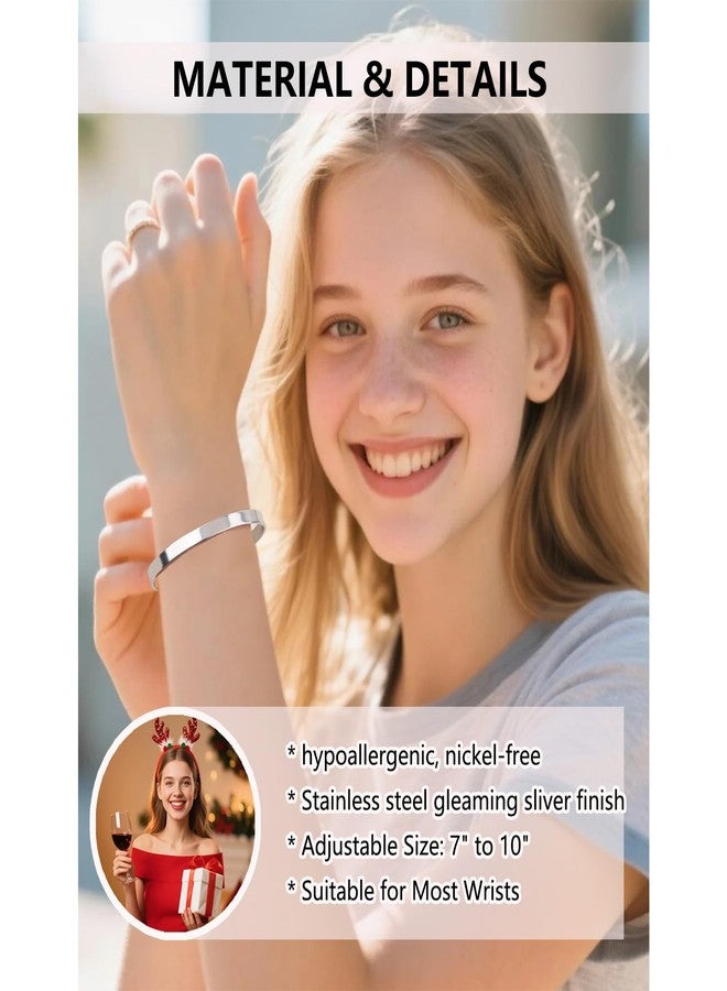 CXLDTE Christmas Stocking Stuffers Bracelets Gifts for Teen Girls Granddaughter Jewelry Birthday Valentine's Day Baptism Confirmation First Communion 6 8 10 12 14 16 Year Old Teenage Girl Tween Teens Kids - Image 3
