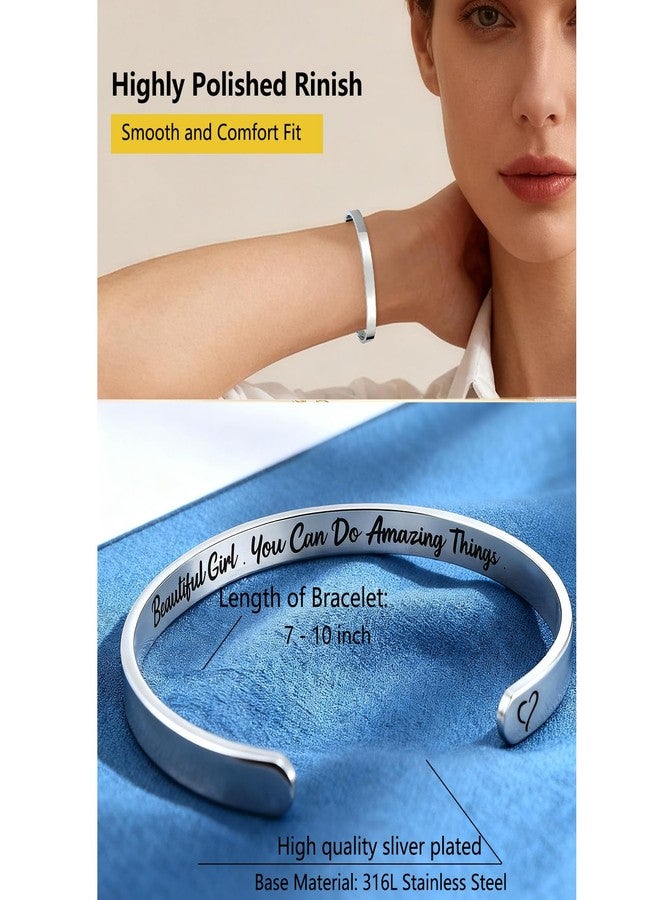 CXLDTE Christmas Stocking Stuffers Bracelets Gifts for Teen Girls Granddaughter Jewelry Birthday Valentine's Day Baptism Confirmation First Communion 6 8 10 12 14 16 Year Old Teenage Girl Tween Teens Kids - Image 4