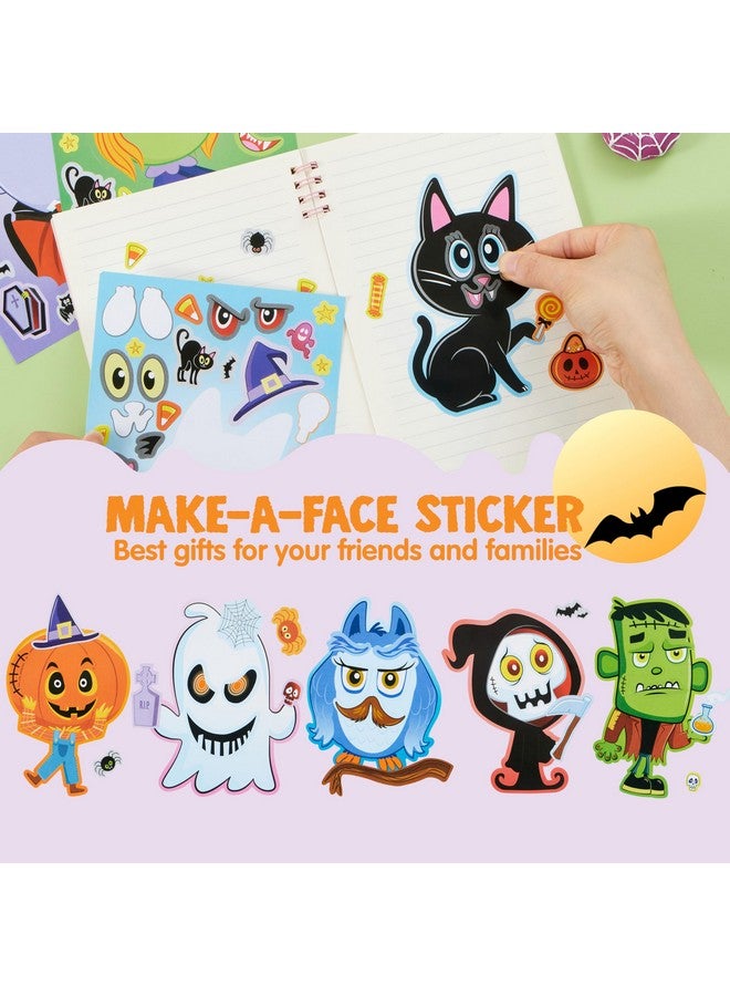 JOYIN 36 Pcs Halloween Make a Face Stickers for Kids, Crafts Party Supplies, Halloween Party Favor, Funny Stickers with 9 Designs, Classroom Art Activities Games Goodies Treats - Image 3