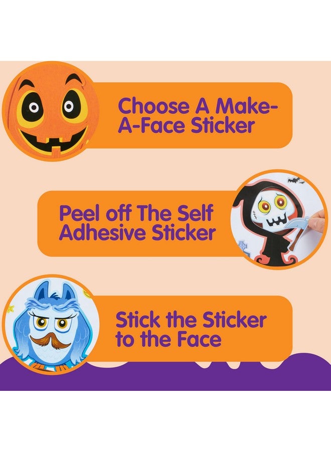 JOYIN 36 Pcs Halloween Make a Face Stickers for Kids, Crafts Party Supplies, Halloween Party Favor, Funny Stickers with 9 Designs, Classroom Art Activities Games Goodies Treats - Image 4