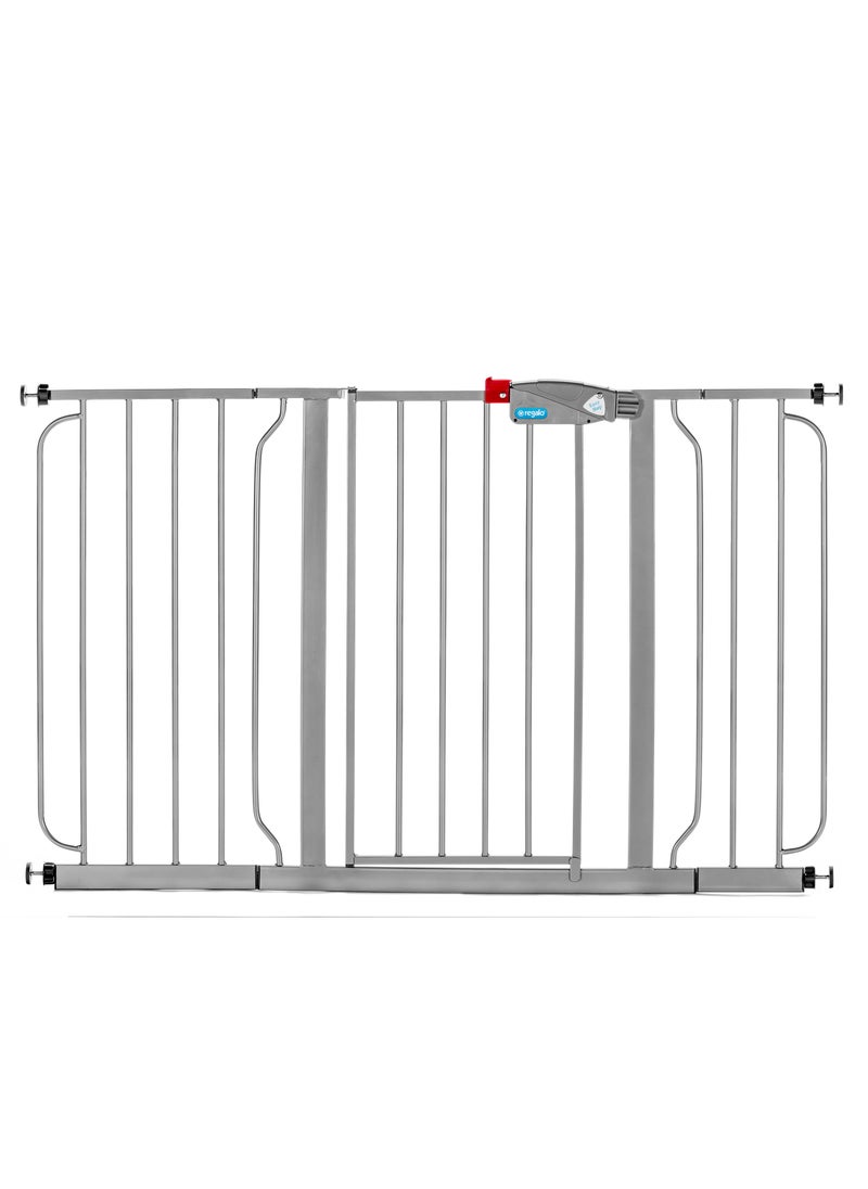 Regalo Easy Step® Extra Wide Platinum Safety Gate  - Image 1