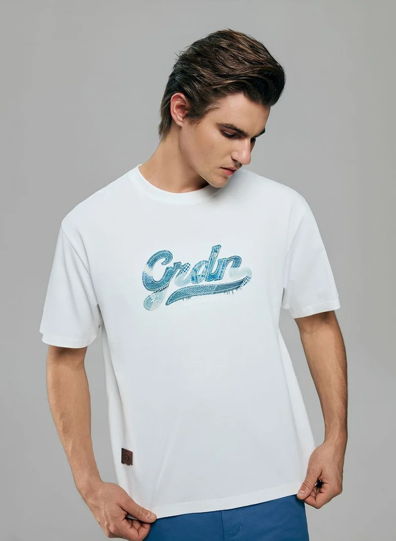 GIORDANO Men’s Relaxed Fit Cotton Graphic Tee