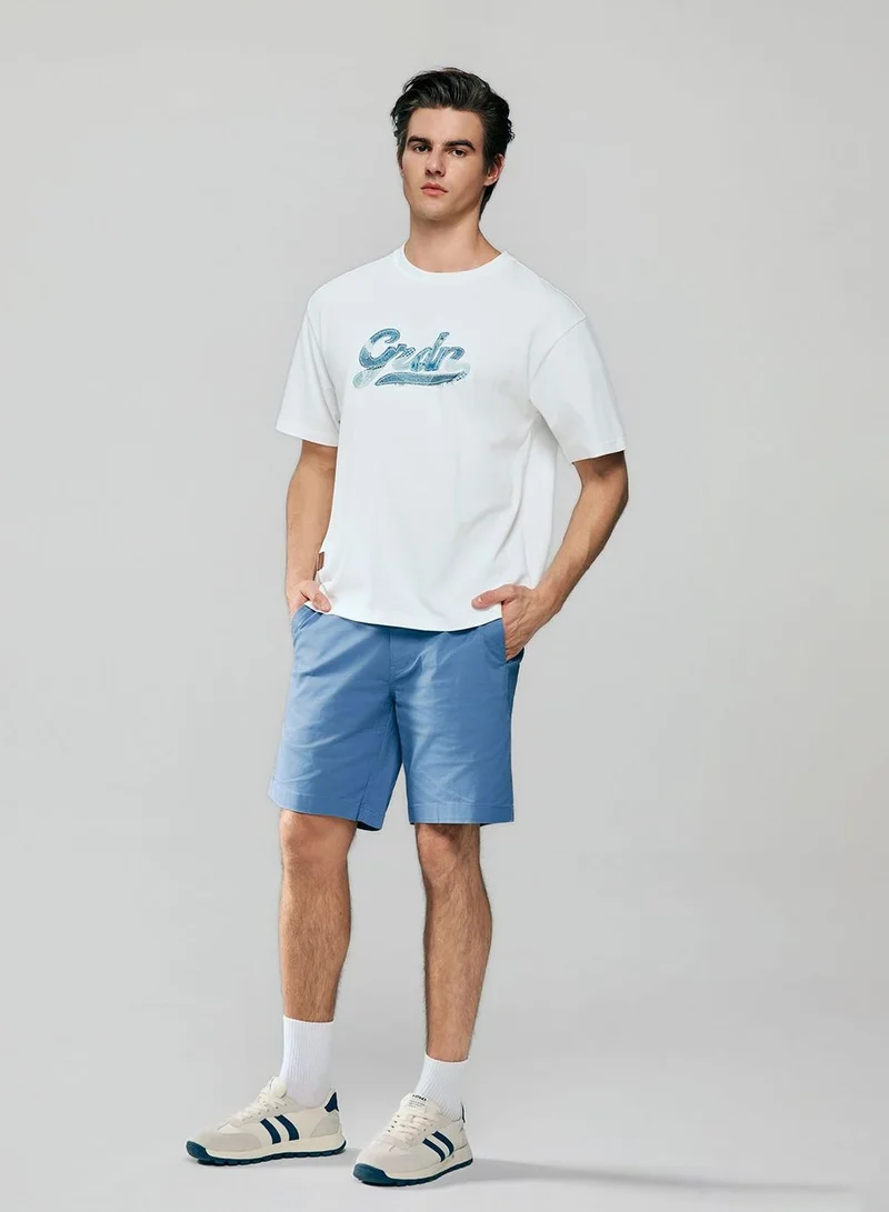 GIORDANO Men’s Relaxed Fit Cotton Graphic Tee
