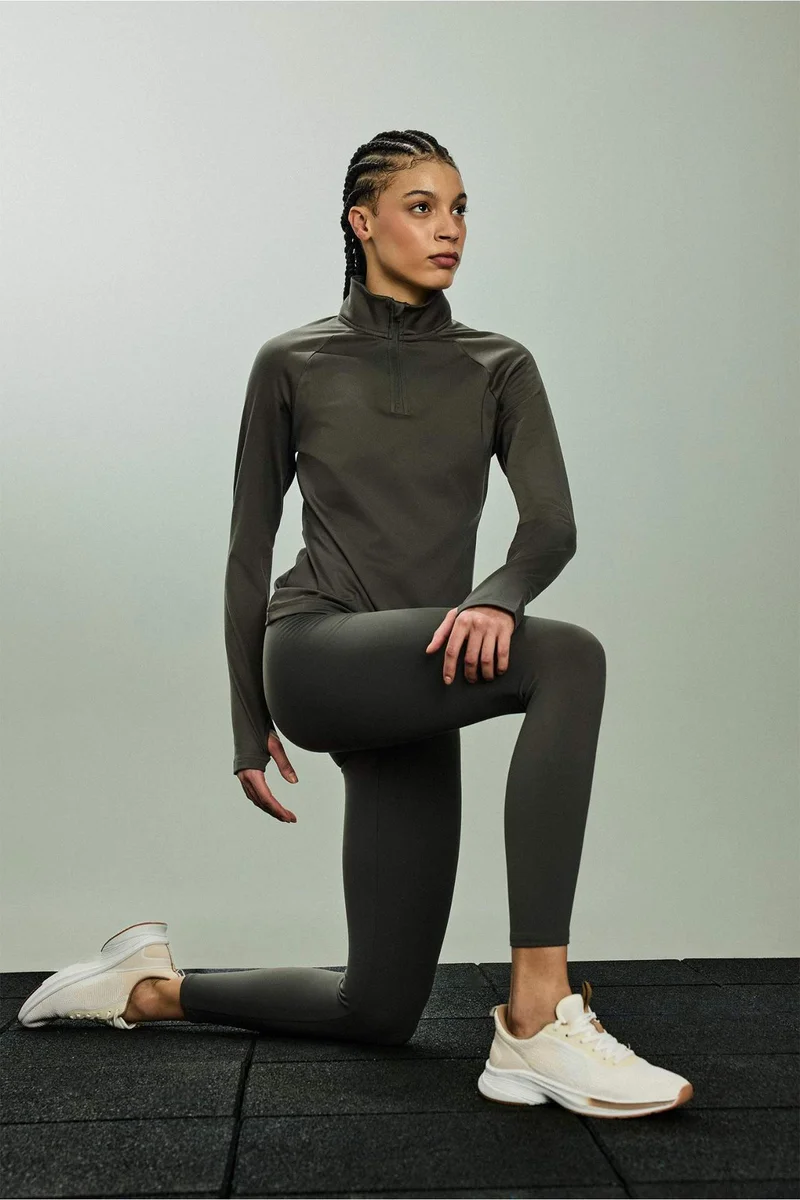 DeFacto Waist Fitting Soft Fleece Lined Sports Leggings