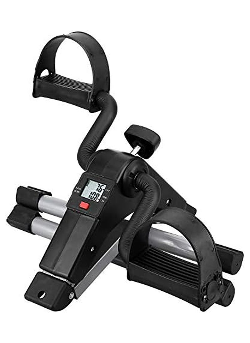 Generic Portable Mini Folding Arm Leg Foot Pedal Exerciser Peddler Machine Bicycle While Sitting  - Image 2