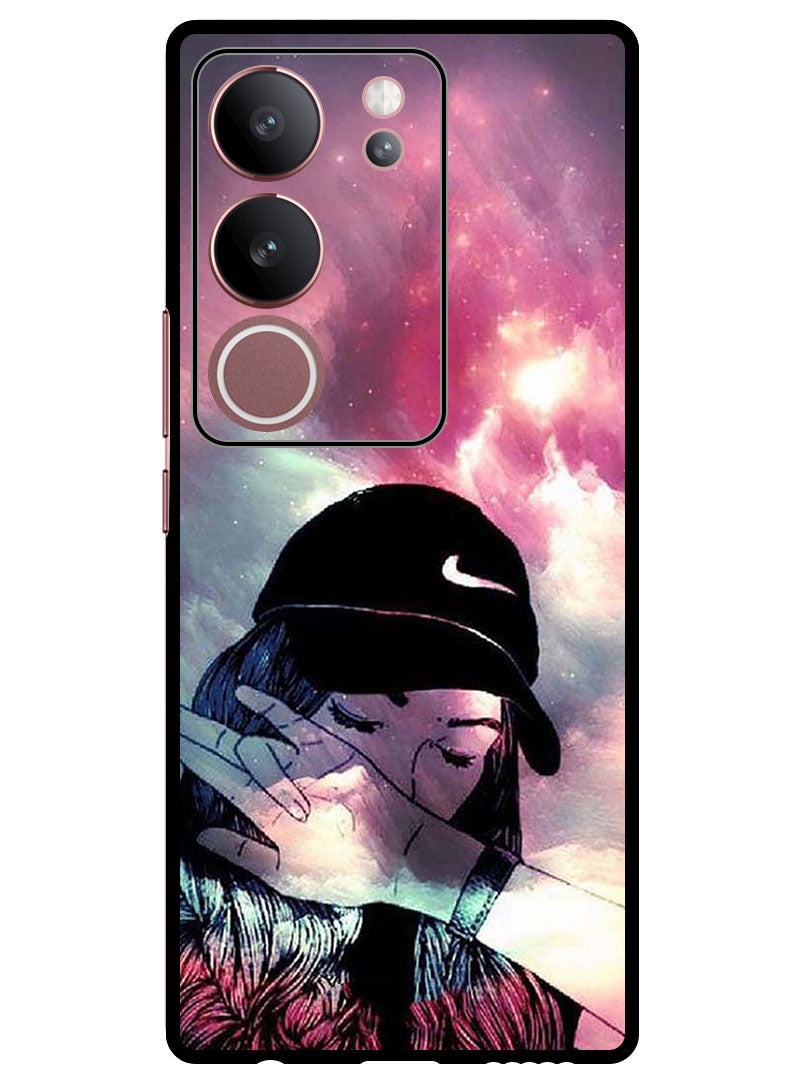 Theodor Protective Case Anti Scratch Shock Proof Bumper Cover For Vivo V29 - V29 Pro Girl Sob - Image 1