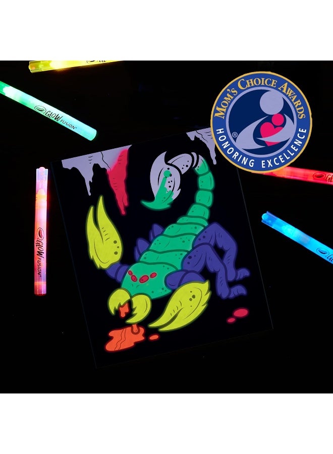CRAYOLA Glow Fusion, Marker Coloring Set, Mythical Creatures - Image 2