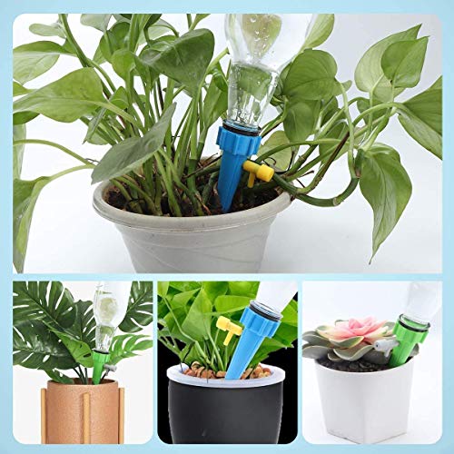 Techhark® Plant Self-Watering Spikes, 12-Pack, Automatic Drip Irrigation System for Indoor and Outdoor Plants, Green - Image 2