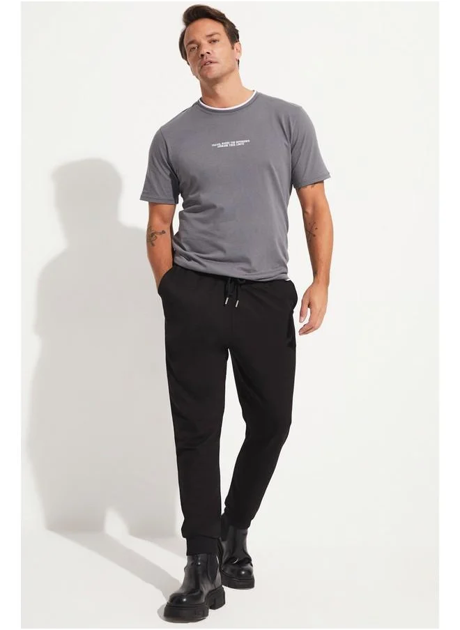 جون June Men Regular Fit Sweatpant Black