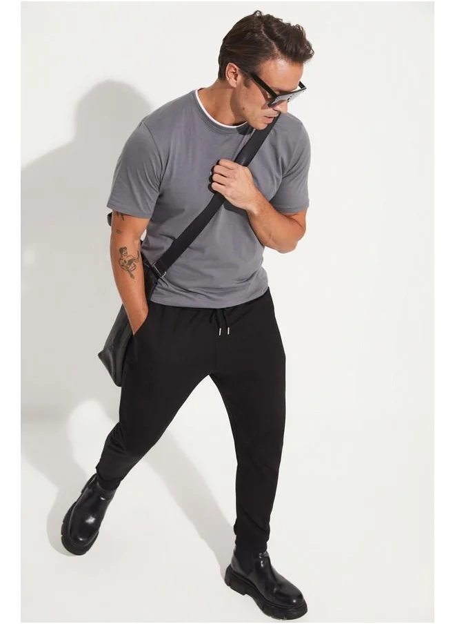جون June Men Regular Fit Sweatpant Black