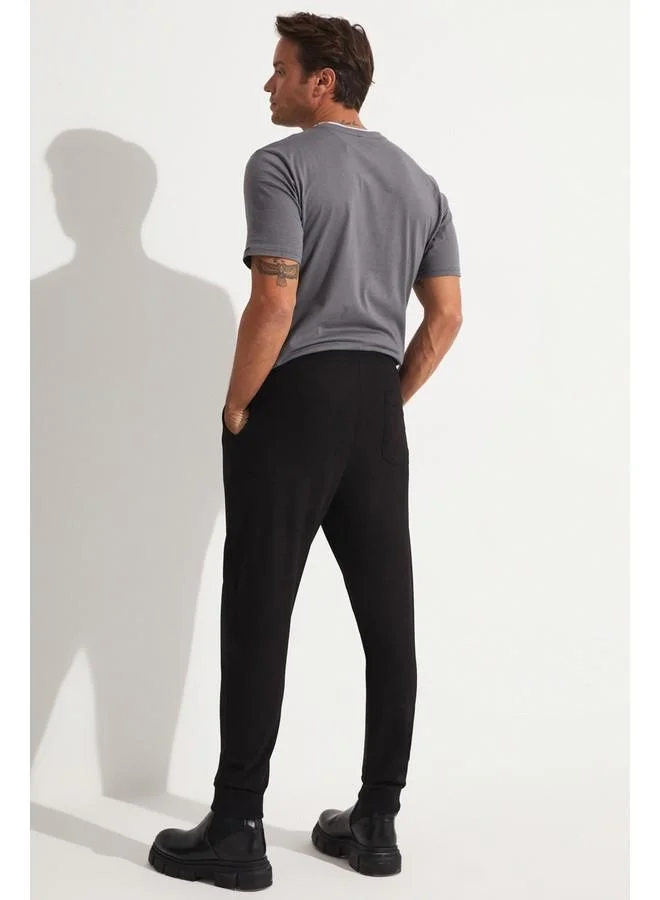 JUNE June Men Regular Fit Sweatpant Black